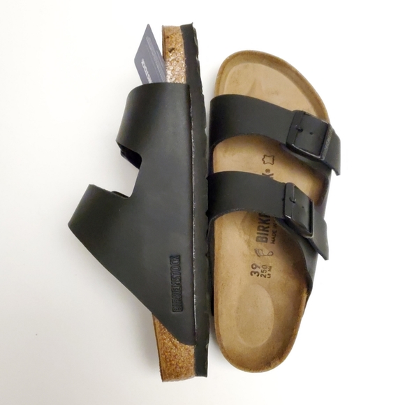 New Birkenstock Arizona Black Sandals - Picture 4 of 7